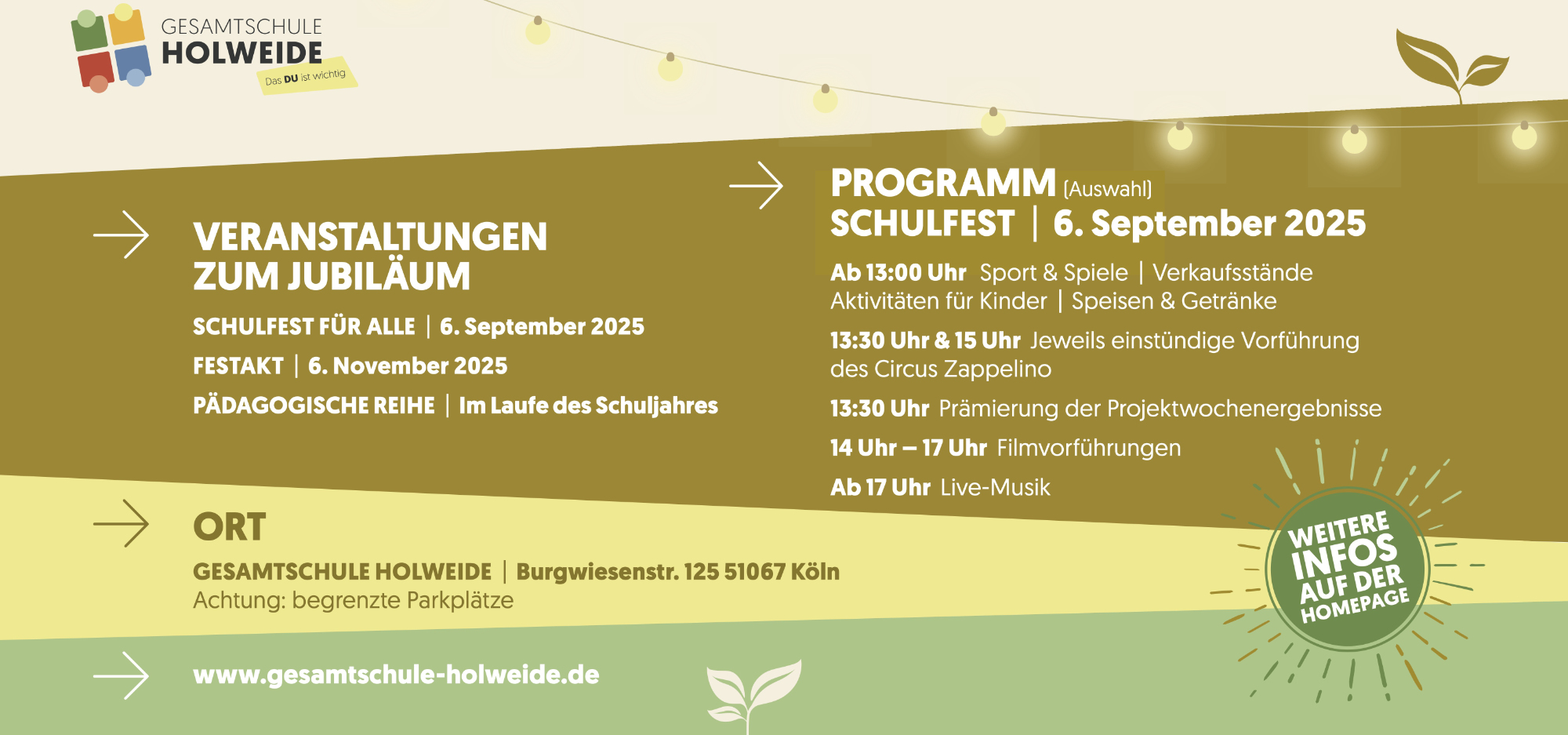 GEHW Flyer Schulfest 2
