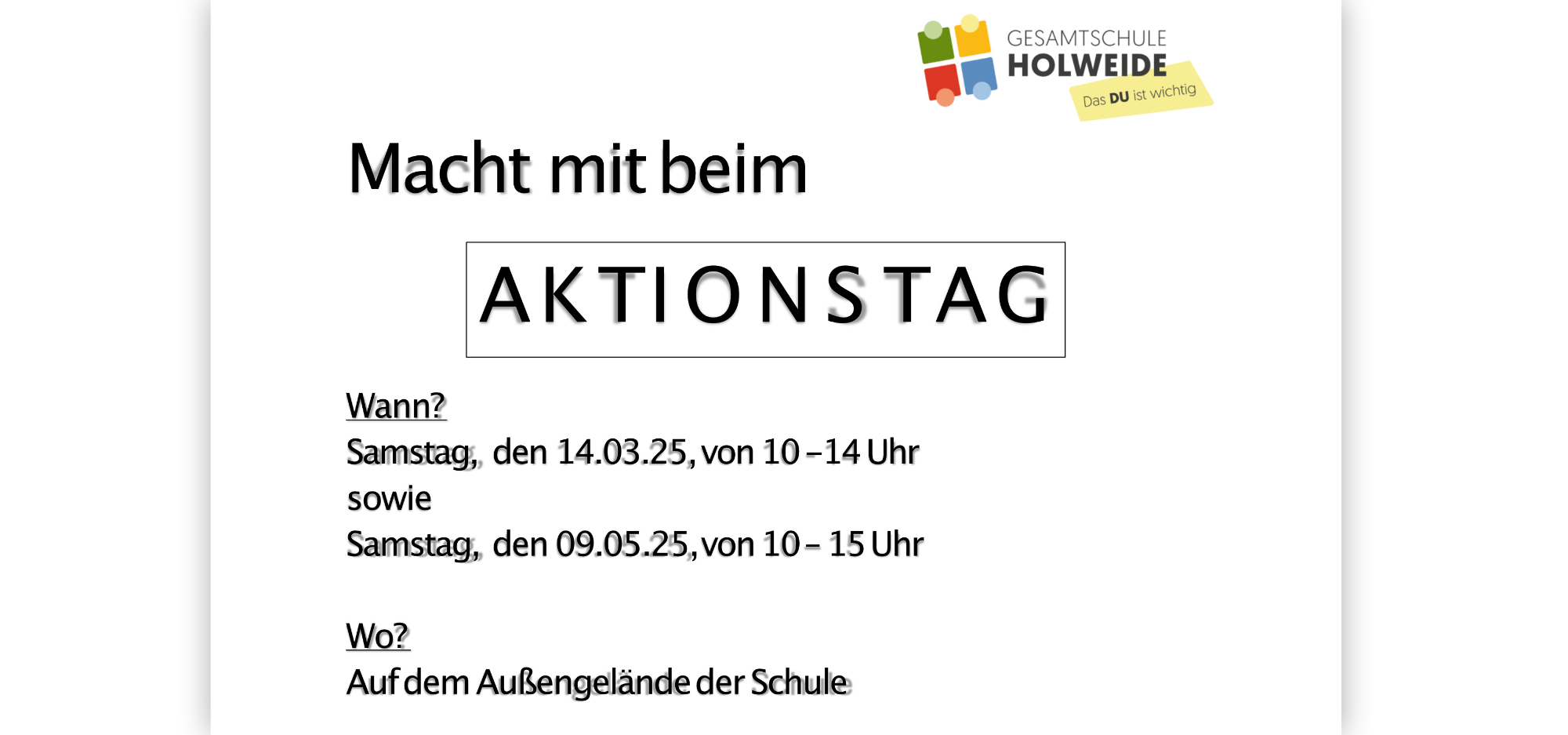 GEHW Aktionstag Einladung